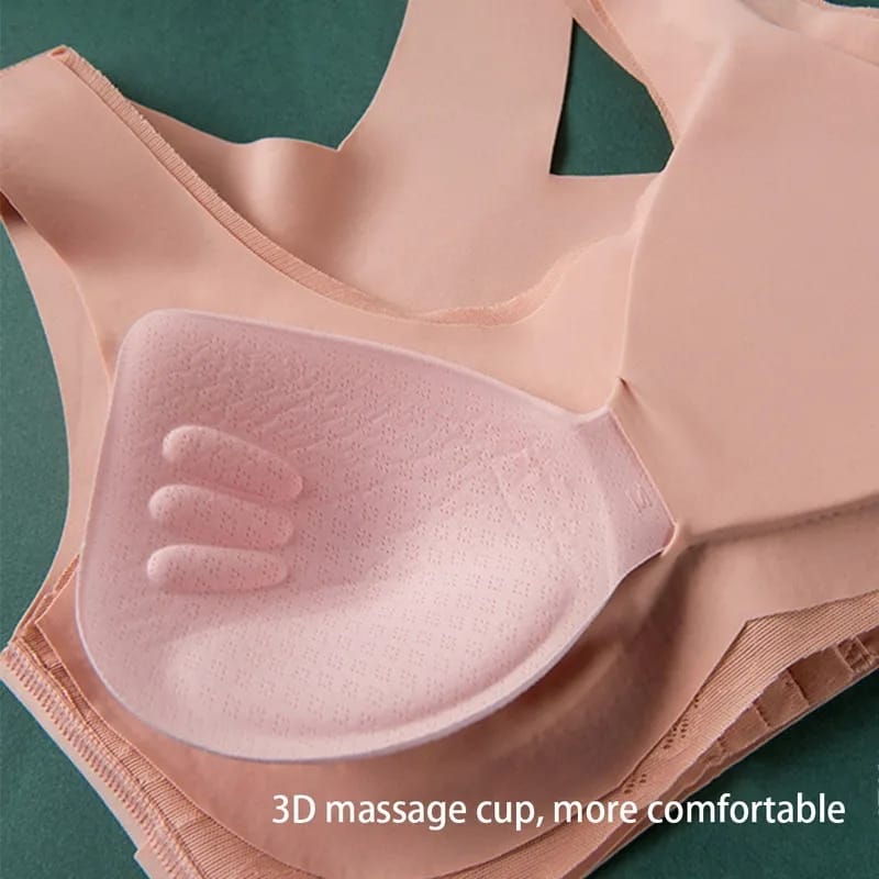 Butterfly wings High Quality Too Soft & Comfortable Push Up Removable Padded full Back Support Sports Bra