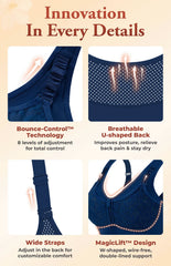 RosyLift - Ultimate Lifting Bounce Control Front Zipper Bra